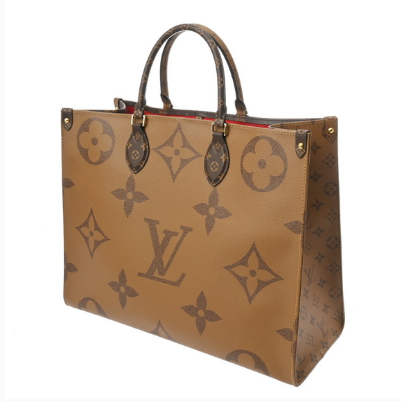Louis Vuitton Go GM Giant Brown Handbag Monogram On Tote the - Picture 2 of 11